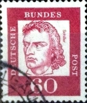 Stamps Germany -  Intercambio 0,20 usd 60 pf. 1962