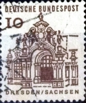 Stamps Germany -  Intercambio 0,20 usd 10 pf. 1965