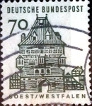 Stamps Germany -  Intercambio 0,30 usd 70 pf. 1965