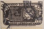 Stamps Mexico -  1856 centenario de la estampilla 1956