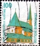 Stamps Germany -  Intercambio 0,20 usd 100 pf. 1987