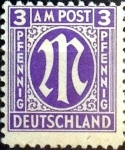 Stamps Germany -  Intercambio jxi 0,20 usd 3 pf. 1945