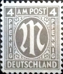 Stamps Germany -  Intercambio jxi 0,20 usd 4 pf. 1945