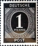 Sellos de Europa - Alemania -  Intercambio ma3s 0,20 usd 1 pf. 1946