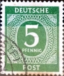 Sellos de Europa - Alemania -  Intercambio 0,45 usd 5 pf. 1946