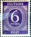 Stamps : Europe : Germany :  Intercambio 0,20 usd 6 pf. 1946