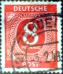 Stamps Germany -  Intercambio 0,20 usd 8 pf. 1946