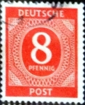 Sellos de Europa - Alemania -  Intercambio 0,20 usd 8 pf. 1946