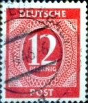 Sellos de Europa - Alemania -  Intercambio 0,20 usd 12 pf. 1946