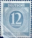Sellos de Europa - Alemania -  Intercambio 0,20 usd 12 pf. 1946