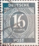 Sellos de Europa - Alemania -  Intercambio 0,20 usd 16 pf. 1946