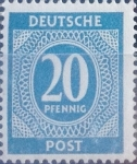 Sellos de Europa - Alemania -  Intercambio 0,20 usd 20 pf. 1946