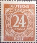 Stamps Germany -  Intercambio 0,20 usd 24 pf. 1946