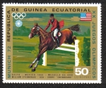 Sellos de Africa - Guinea Ecuatorial -  Juegos Olímpicos de Verano 1972 , Munich : Jinetes
