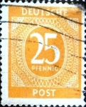 Stamps Germany -  Intercambio nfxb 0,60 usd 25 pf. 1946