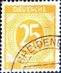 Stamps Germany -  Intercambio 0,60 usd 25 pf. 1946