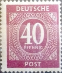 Stamps Germany -  Intercambio 0,20 usd 40 pf. 1946