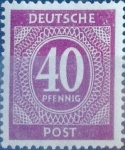Sellos de Europa - Alemania -  Intercambio ma2s 0,20 usd 40 pf. 1946