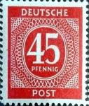 Sellos de Europa - Alemania -  Intercambio ma3s 0,20 usd 45 pf. 1946
