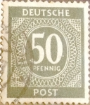 Stamps Germany -  Intercambio jxi 0,20 usd 50 pf. 1946