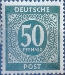 Stamps Germany -  Intercambio 0,20 usd 50 pf. 1946