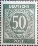 Stamps Germany -  Intercambio nfxb 0,20 usd 50 pf. 1946