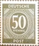 Stamps Germany -  Intercambio 0,20 usd 50 pf. 1946