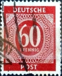 Stamps Germany -  Intercambio nfxb 0,20 usd 60 pf. 1946
