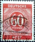 Stamps Germany -  Intercambio 0,20 usd 60 pf. 1946