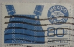 Sellos de America - M�xico -  mezclilla
