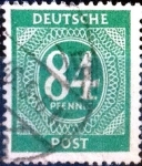 Stamps Germany -  Intercambio jxi 0,20 usd 84 pf. 1946