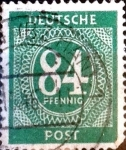 Stamps Germany -  Intercambio nfxb 0,20 usd 84 pf. 1946