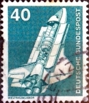 Stamps Germany -  Intercambio 0,20 usd  40 pf. 1975