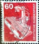 Stamps Germany -  Intercambio 0,20 usd  60 pf. 1975