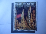 Stamps Israel -  The Sorek Cave ó Cueva de Absalom - Montes de Judea-Israel.
