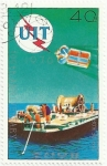Stamps North Korea -  CENTENARIO DEL TELÉFONO Y LA UIT. INTELSAT IV B. YVERT KP 1386F