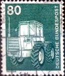Stamps Germany -  Intercambio 0,20 usd  80 pf. 1975