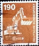 Stamps Germany -  Intercambio 0,40 usd  190 pf. 1975