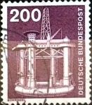 Stamps Germany -  Intercambio 0,30 usd  200 pf. 1975