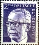 Stamps Germany -  Intercambio 0,30 usd  2 mark. 1970