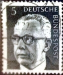 Stamps Germany -  Intercambio 0,20 usd  5 pf. 1970
