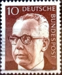 Stamps Germany -  Intercambio 0,20 usd  10 pf. 1970
