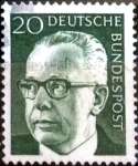 Stamps Germany -  Intercambio 0,20 usd  20 pf. 1970