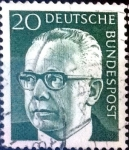 Stamps Germany -  Intercambio 0,20 usd  20 pf. 1970