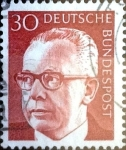 Stamps Germany -  Intercambio 0,20 usd  30 pf. 1970