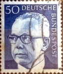 Stamps Germany -  Intercambio 0,20 usd  50 pf. 1970
