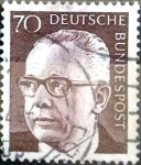 Stamps Germany -  Intercambio 0,30 usd  70 pf. 1970