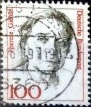 Stamps Germany -  Intercambio 0,25 usd  100 pf. 1986