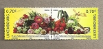 Stamps : Europe : Luxembourg :  75 años federación hortícola Luxemburgo