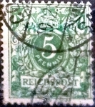 Stamps Germany -  Intercambio 0,70 usd 5 pf. 1889